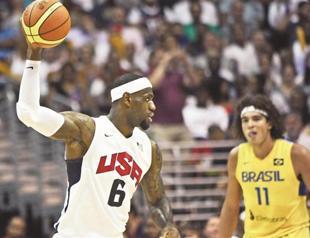 LeBron helps US win after bad start