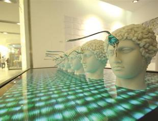 Shopping malls become an unexpected art space