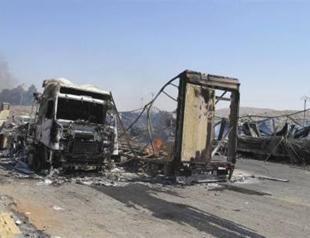 Turkish truck drivers accuse rebels of looting