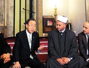 Ban urges dialogue for tension in north Kosovo