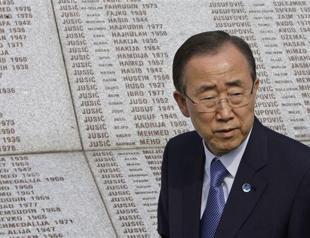 From Srebrenica, Ban says UN not protecting Syrian civilians