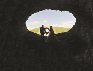 Lovebirds posing in Edirne