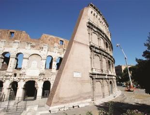 First Pisa, now Rome’s Colosseum is leaning