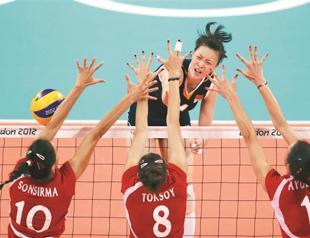 Turkey suffers 2nd defeat in volleyball