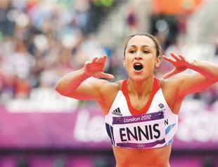 Ennis sets scorching pace in heptathlon