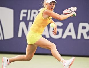 Wozniacki claims win at New Haven