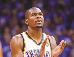 Durant shows his swagger in first game