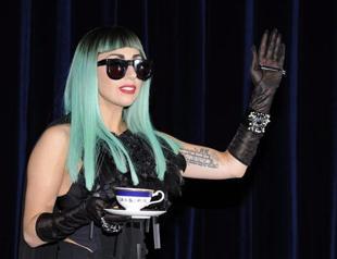 Lady Gaga sprays first perfume, but where is the blood