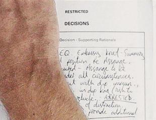 Assange arrest plan revealed accidentally