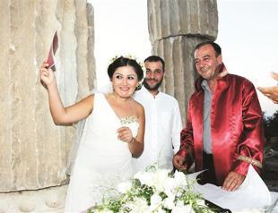 Temple of Apollo hosts first wedding