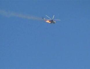Rebels claim downing of helicopter in Damascus