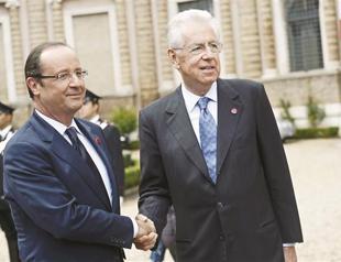 Monti calls for drop in borrowing costs