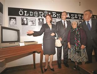 Memories of murdered journalists at a museum