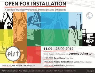 PİST Project Space hosts discussions