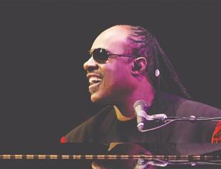 R&B artist Stevie Wonder in Istanbul