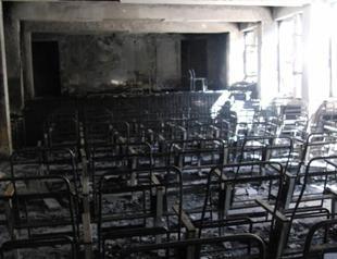 PKK burns school building in SE Turkey