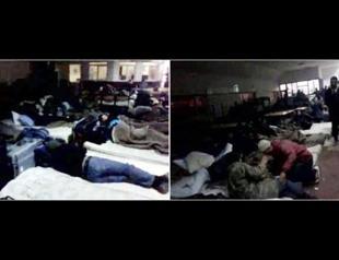 Turkish conscripts forced to assemble in miserable conditions