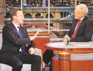 British PM takes Letterman’s quiz