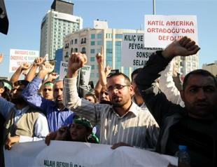 500 protest anti-Islam film, cartoon in Istanbul