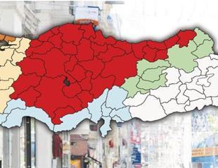 Turkey falls into parts on ‘national pride map’