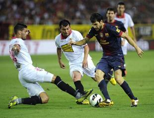 Last-minute Barcelona defeat 10-man Sevilla