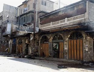 Ancient souk burns at UNESCO world heritage site in Aleppo