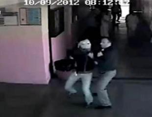 Teacher stopping Kurdish militant trying to bomb school