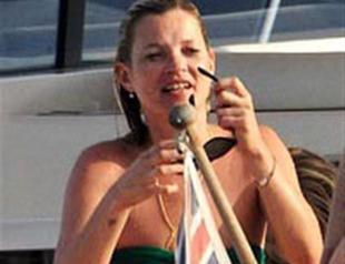 Fashion icon Kate Moss visits Turkeys Bodrum