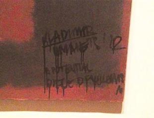 Rothko mural defaced at London’s Tate Modern