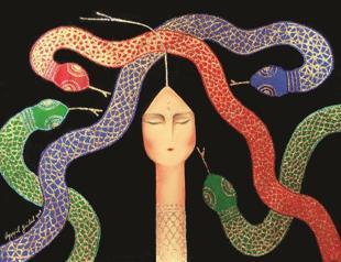 Yeşilnil works in Turkish gallery