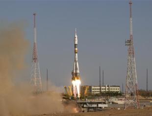 Three astronauts blast off for ISS in Russian rocket