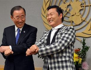 Bans Gangnam-style day with rapper, daredevil