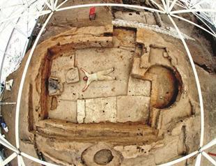 Experimental houses to depict ancient life