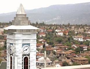 Anatolian watchtowers gather in a small town