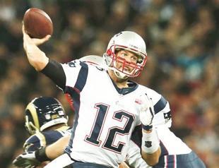 Brady, Patriots rout Rams 45-7 at Wembley Stadium