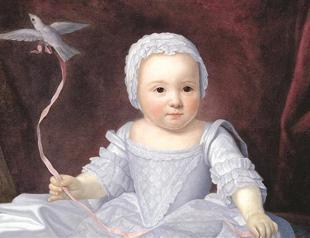 Portraits depict golden children of Europe