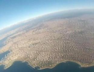 Turkish man inspired by Austrian daredevil sends camera high into atmosphere
