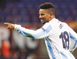 Malaga hero Eliseu pinching himself
