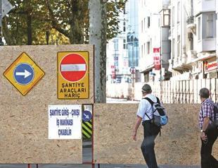 Taksim project takes off amid traffic chaos