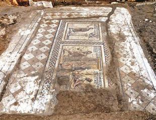 New mosaic discovered in bazaar construction