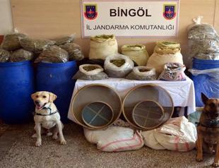 Gendarmerie seizes 193 kilos of hashish in Bingöl