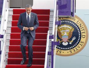 Obama lands in Thailand to kick off Asian tour