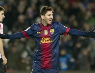 Messi at double as Barcelona make record start
