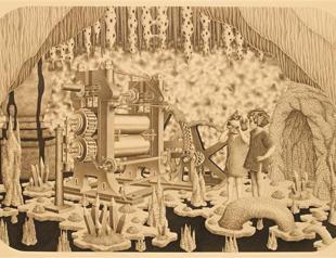 Artist scratches beneath the surface with seed and bullet