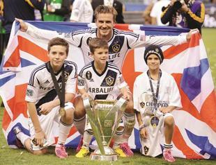 David Beckham bids MLS farewell with another title