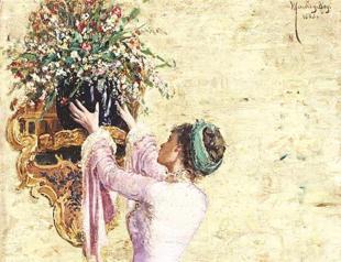 Auction presents ‘Girl places a vase’