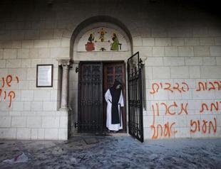 Jerusalem sites sprayed with anti-Christian graffiti