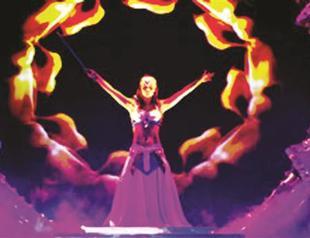 Illuminaire performs at Istanbul stage