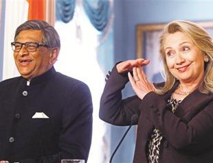 Clinton downplays US presidential bid