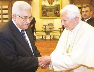 Abbas thanks Pope for support in UN bid